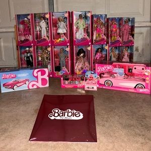 Barbie The Movie 2023 Complete Doll Collection (14 Dolls) and Other Collectibles